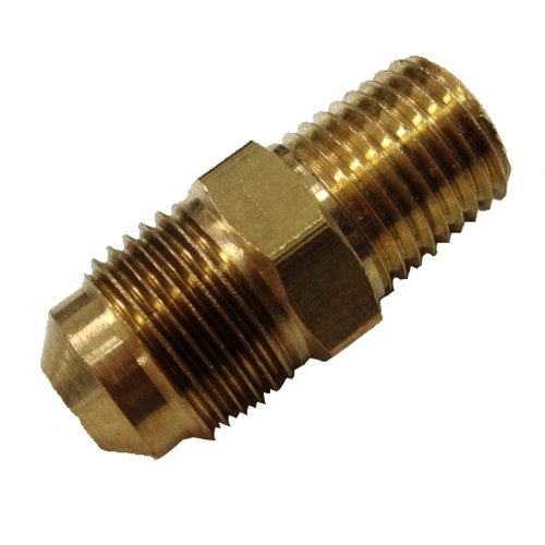 Adaptor Flare 3/8"MFL/NPT x 1/4"M/NPT Brass