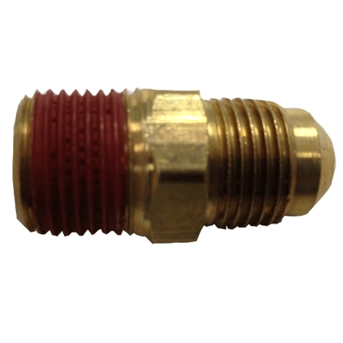 Adaptor Flare 3/8"MFL/NPT x 3/8"M/NPT Brass