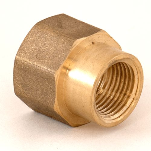 Socket Reducing 3/4"NPT x 1/2"NPT Brass