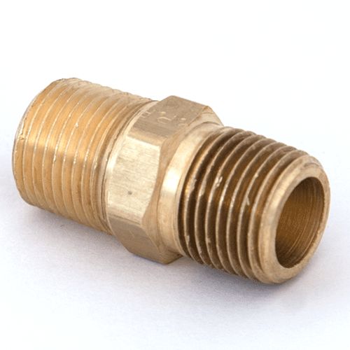 Nipple Hex 1/2"M/NPT x 1/2"M/NPT Brass