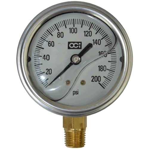 Gauge 0-200psi