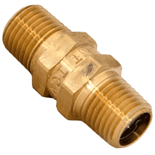 Check Valve 1/2" Male Brass with S/Steel Circlip