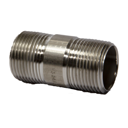 Nipple 1" x 2.5" SC40 Stainless