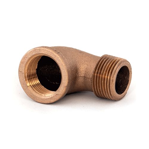 Elbow Street 90° 1"NPT SC40 Brass