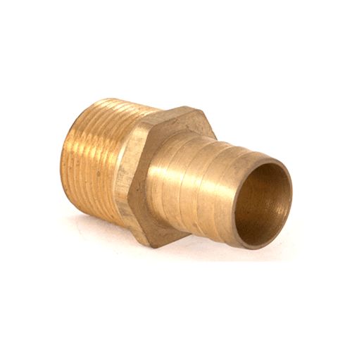 Hose Barb 1"H x 1"MNPT Brass