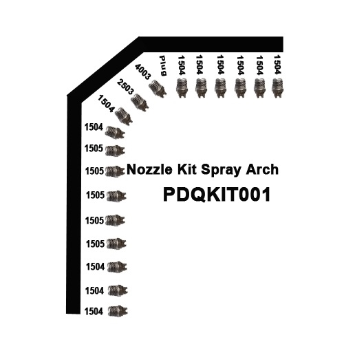 Nozzle Kit Spray Arch