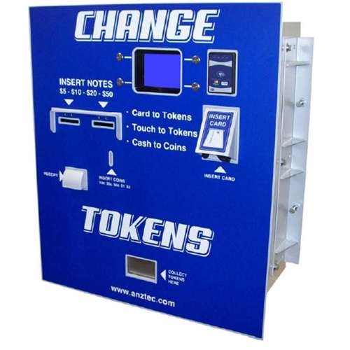 Change Machine 7600 with Credit Card and Token Function