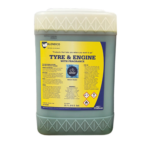 SuperSat Tyre & Engine Bright Yellow Evergreen Fragrance 6 Gal