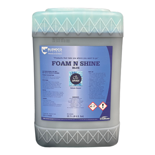 SuperSat Foam N Shine 6 gal - Blue