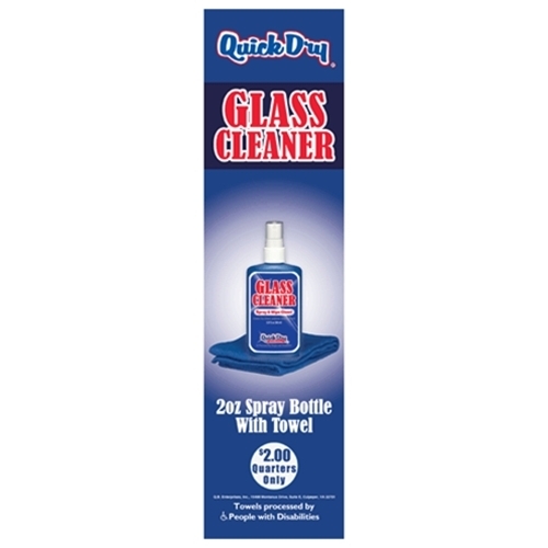 Decal Quick Dry Glass Cleaner Towel