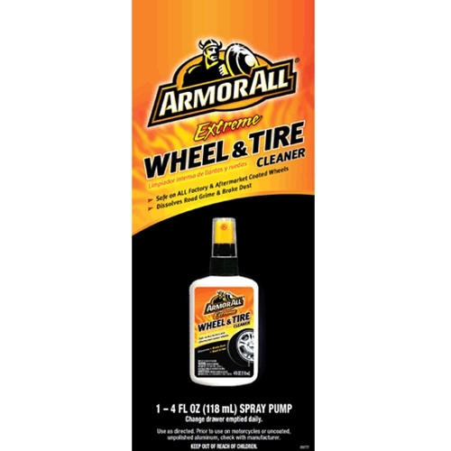 Decal  Armor All 4oz Extreme Wheel & Tyre Cleaner Flat Bottle