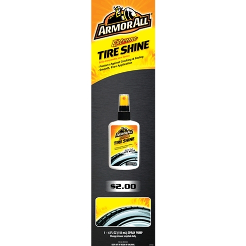 Decal  Armor All 4oz All Extreme Tyre Shine Flat Bottle