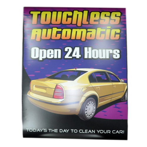 Windmaster Sign Insert "Touchless Automatic"